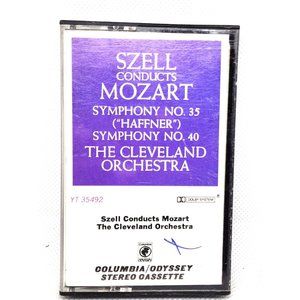 Szell Conducts Mozart Symphony #35 Haffner #40 Cleveland Orchestra Cassette Tape